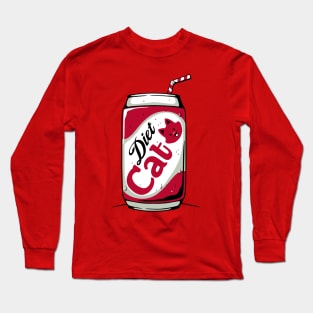 Diet Cat Can Pop Soda by Tobe Fonseca Long Sleeve T-Shirt